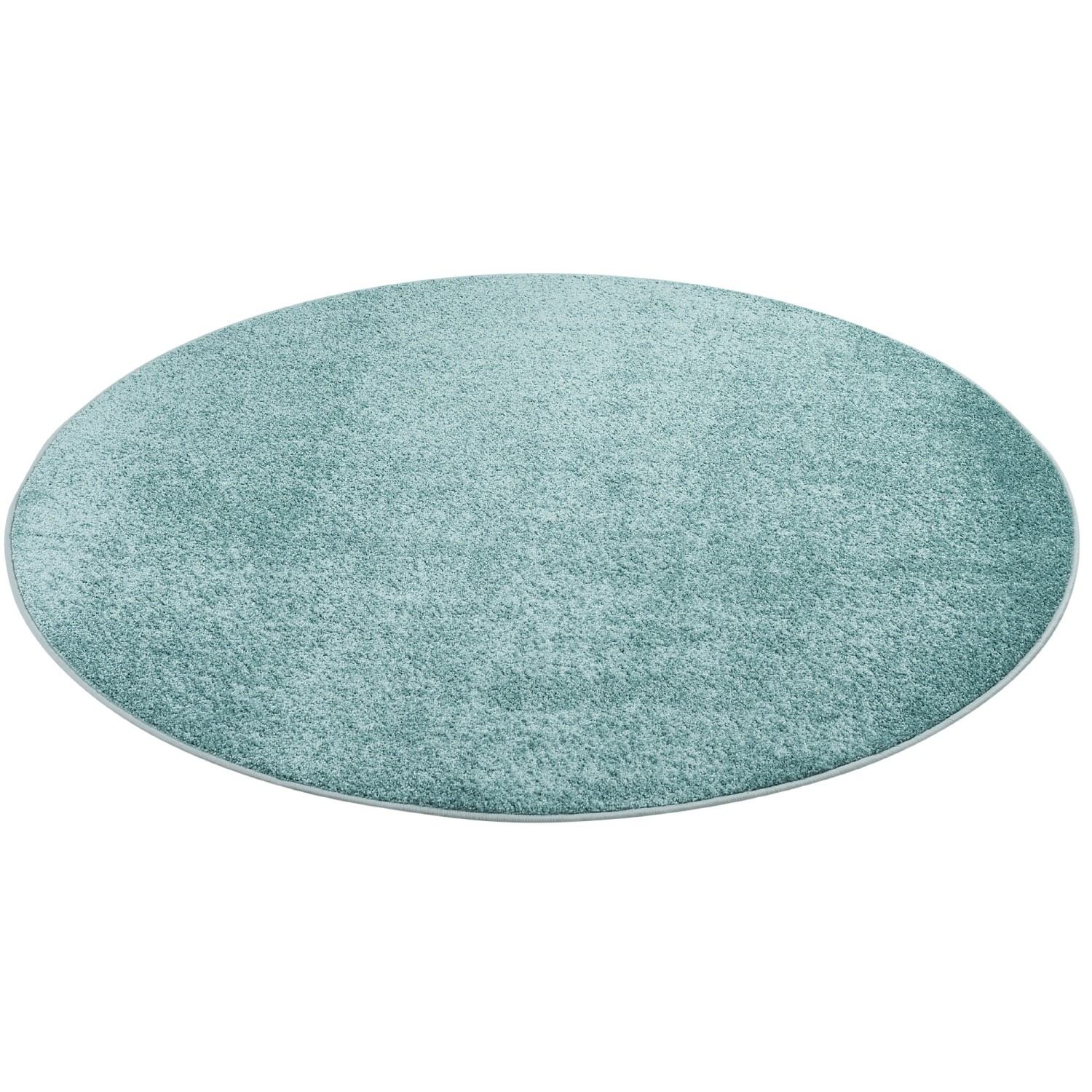 Snapstyle Hochflor Velours Teppich Luna Mintgrün 100cm Rund Snapstyle Hochflor Velours Teppich Luna Mintgrün 100cm Rund von Snapstyle