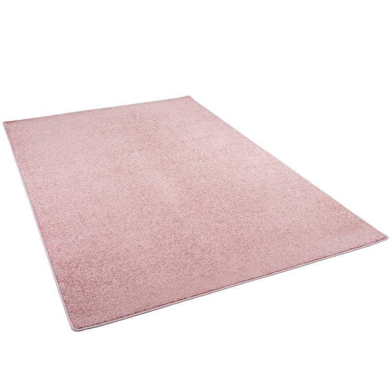 Snapstyle Hochflor Velours Teppich Luna Rosa 80x320cm von Snapstyle