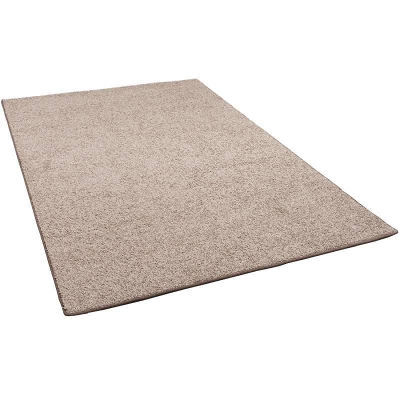 Snapstyle Hochflor Velours Teppich Mona Taupe 100x300cm von Snapstyle