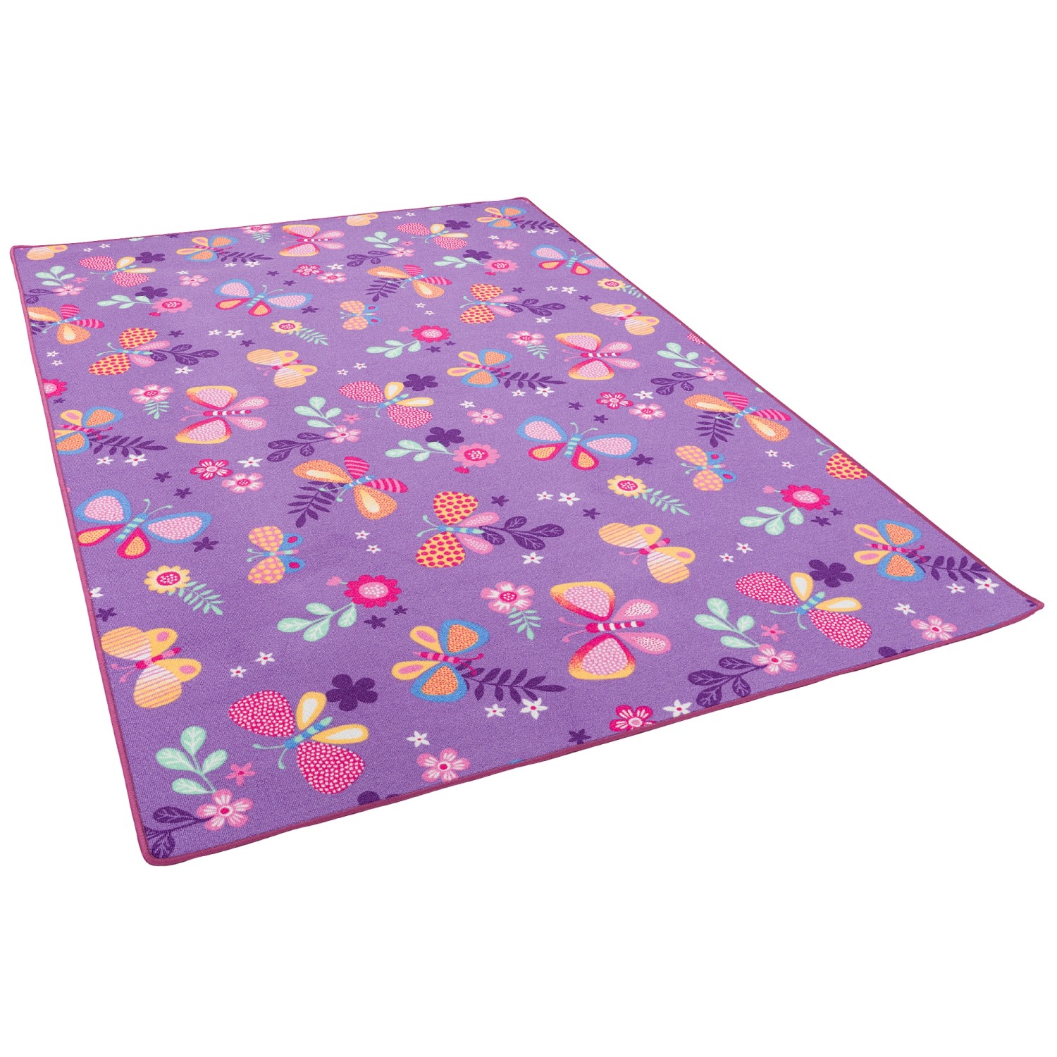 Snapstyle Kinder Spiel Teppich Schmetterling Lila 200x200cm Snapstyle Kinder Spiel Teppich Schmetterling Lila 200x200cm von Snapstyle