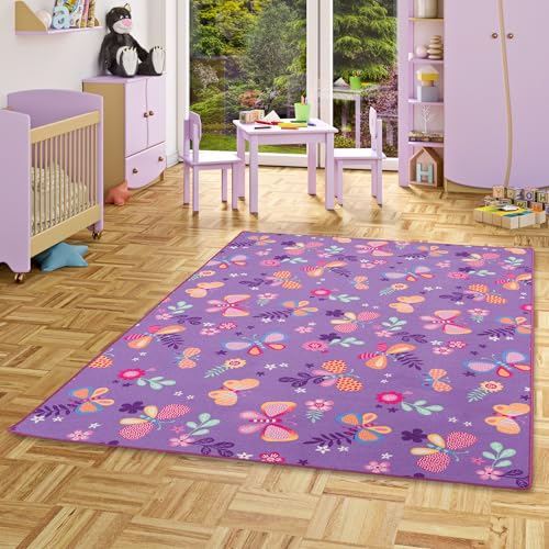 Snapstyle Kinder Spiel Teppich Schmetterling Lila in 24 Größen Snapstyle Kinder Spiel Teppich Schmetterling Lila in 24 Größen von Snapstyle