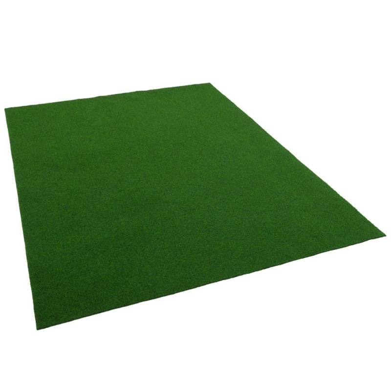 Snapstyle Kunstrasen Rasenteppich mit Noppen Kingston Grün Uni 200x450cm von Snapstyle