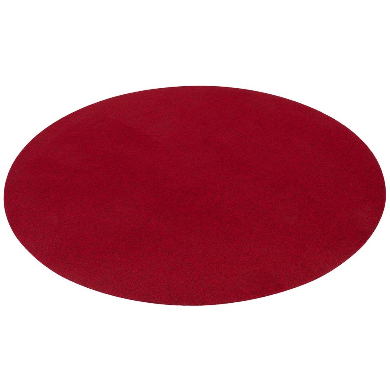 Snapstyle Kunstrasen Rasenteppich mit Noppen Kingston Rund Rot 100x100cm von Snapstyle