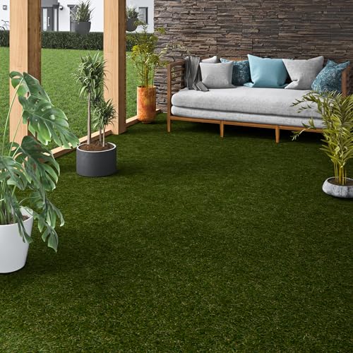 Snapstyle Kunstrasen | Rasenteppich mit Noppen | Wetterfest | Balkon | Terrasse | Outdoor Teppich von Snapstyle