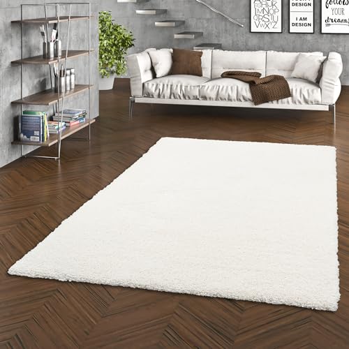 Snapstyle Luxus Hochflor Shaggy Teppich Dream Creme in 24 Größen von Snapstyle