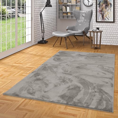 Snapstyle Luxus Super Soft Hochflor Langflor Teppich Deluxe Grau, Flauschig & rutschfest, Modernes Design, Kuschel-Teppich für Wohnzimmer und Schlafzimmer, Pflegeleicht Snapstyle Luxus Super Soft Hochflor Langflor Teppich Deluxe Grau, Flauschig & rutschfest, Modernes Design, Kuschel-Teppich für Wohnzimmer und Schlafzimmer, Pflegeleicht von Snapstyle