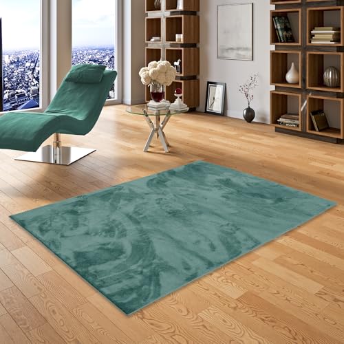 Snapstyle Luxus Super Soft Hochflor Langflor Teppich Deluxe Mintgrün, Flauschig & rutschfest, Modernes Design, Kuschel-Teppich für Wohnzimmer und Schlafzimmer, Pflegeleicht Snapstyle Luxus Super Soft Hochflor Langflor Teppich Deluxe Mintgrün, Flauschig & rutschfest, Modernes Design, Kuschel-Teppich für Wohnzimmer und Schlafzimmer, Pflegeleicht von Snapstyle