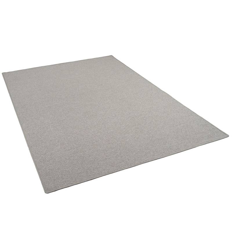 Snapstyle Natur Flachgewebe Teppich Bentzon Silber 100x400cm von Snapstyle