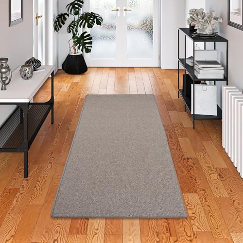 Snapstyle Natur Teppich Läufer Wolle Berber Anthrazit in 9 Größen von Snapstyle