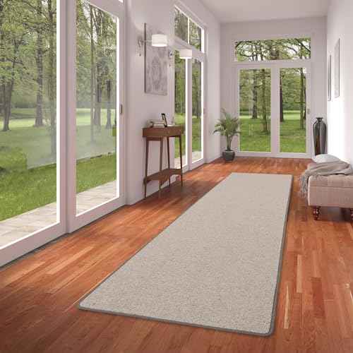 Snapstyle Natur Teppich Läufer Wolle Berber Grau in 9 Größen von Snapstyle