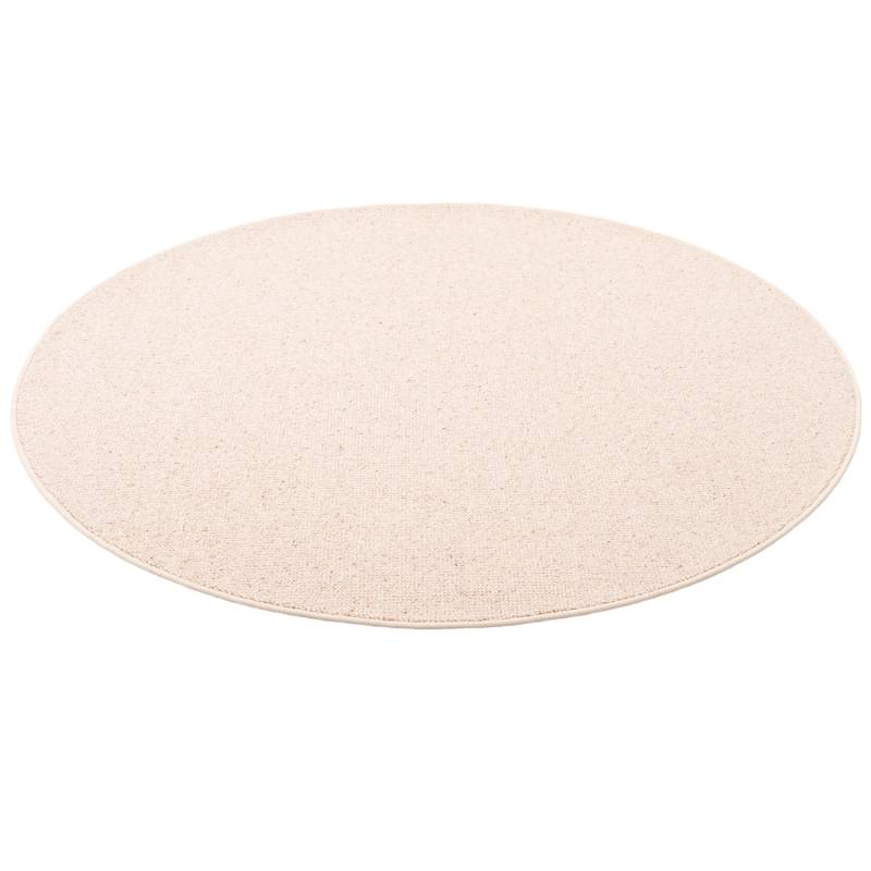 Snapstyle Natur Teppich Wolle Berber Beige 200cm Rund von Snapstyle
