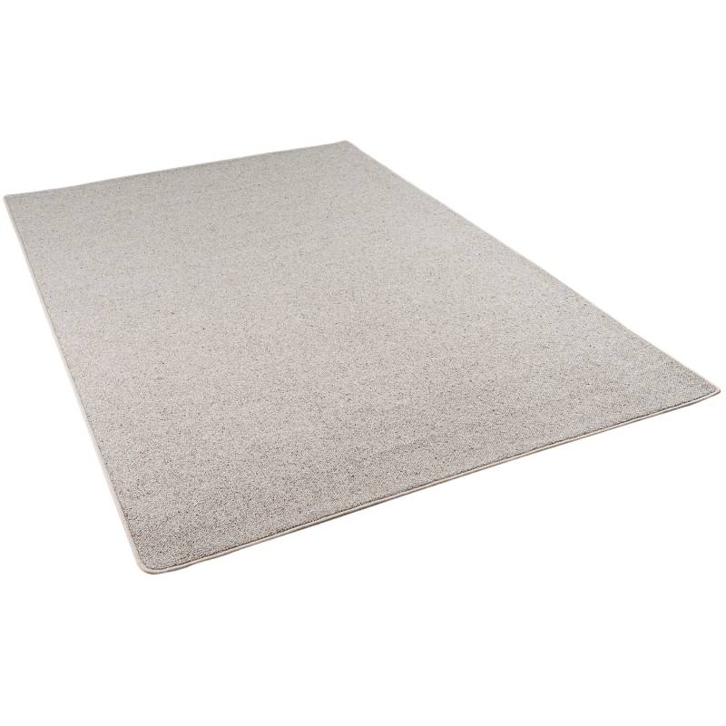 Snapstyle Natur Teppich Wolle Berber Grau 100x100cm von Snapstyle