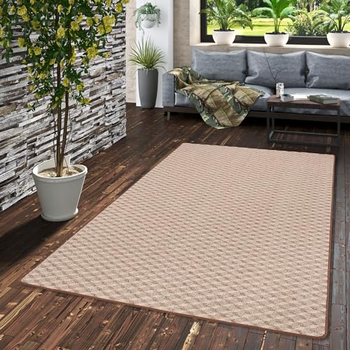Snapstyle Schlingen Teppich Modern Diamond Karamell in 24 Größen von Snapstyle