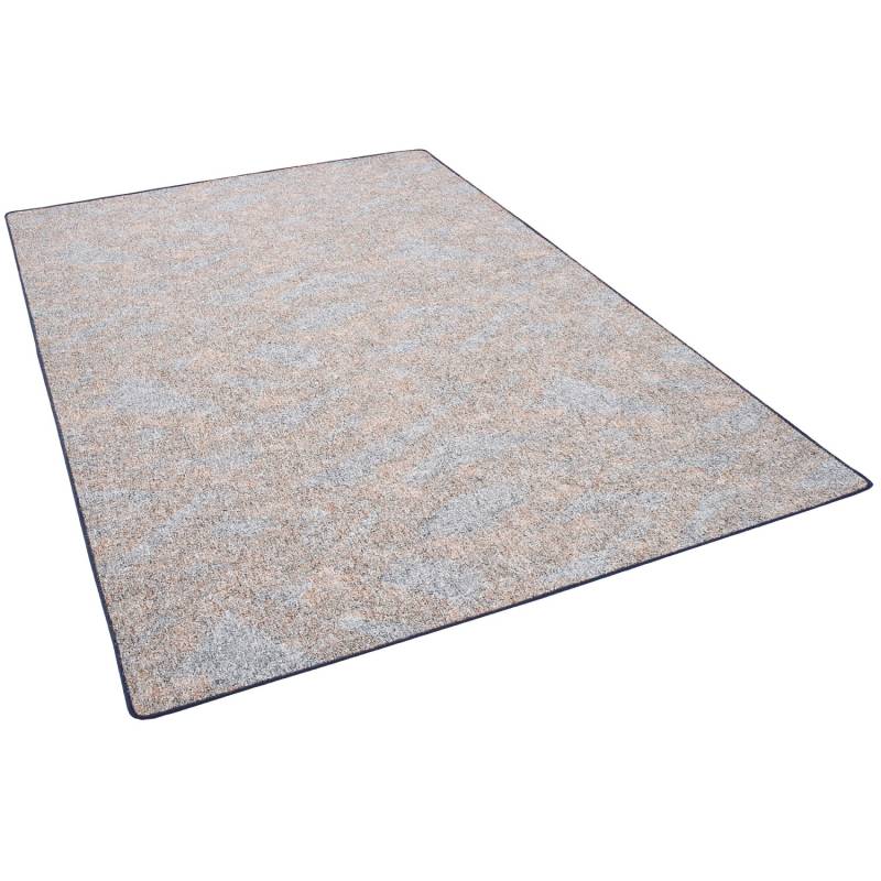 Snapstyle Schlingenteppich Memory Meliert Grau Blau 80x320cm von Snapstyle