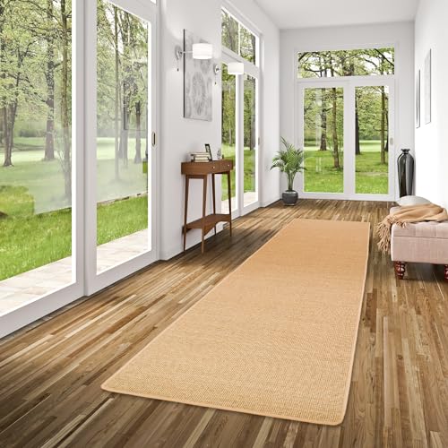 Snapstyle Sisal Natur Läufer Teppich Astra Nuss in 9 Größen von Snapstyle