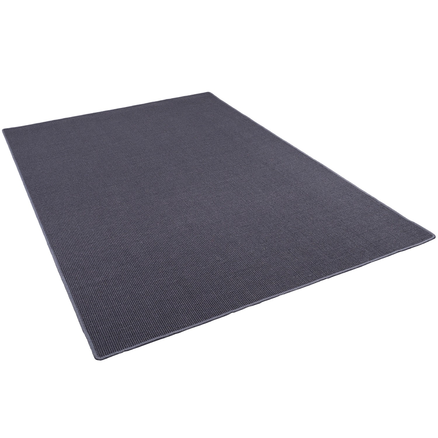 Snapstyle Sisal Natur Teppich Klassisch Blau  160x160 cm von Snapstyle