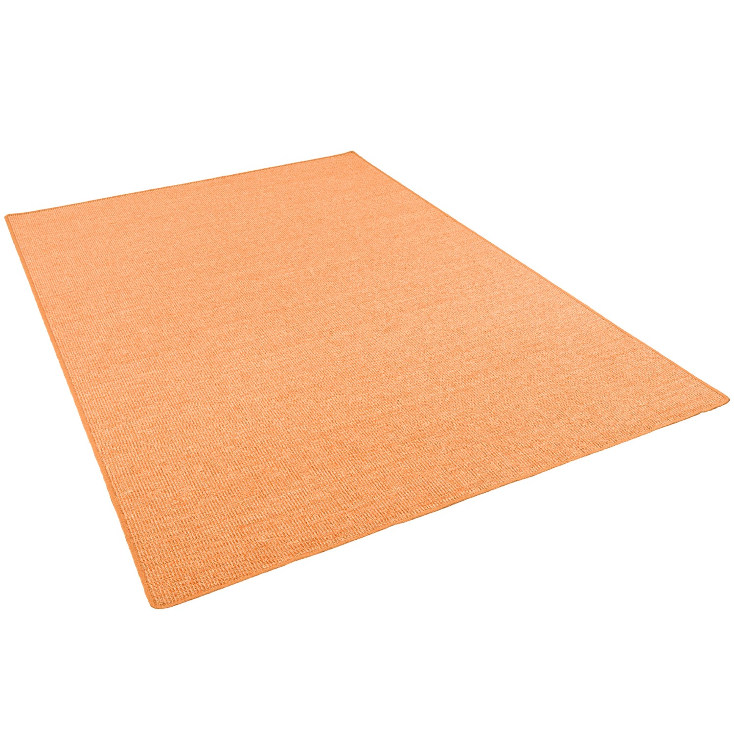 Snapstyle Sisal Natur Teppich Klassisch Orange  100x100 cm von Snapstyle