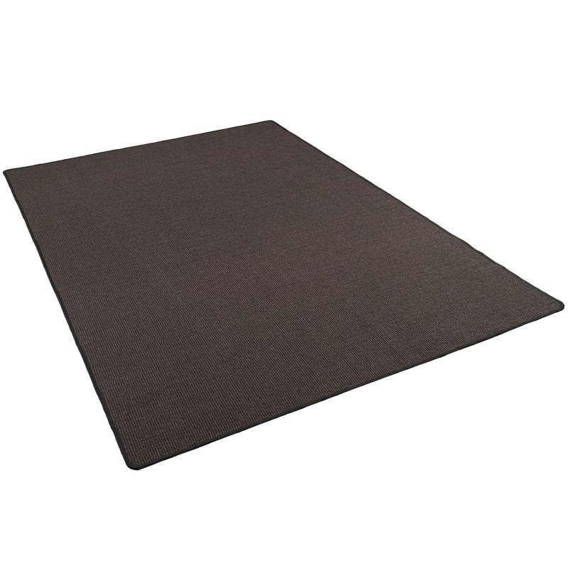 Snapstyle Sisal Natur Teppich Klassisch Schwarz  160x160 cm von Snapstyle