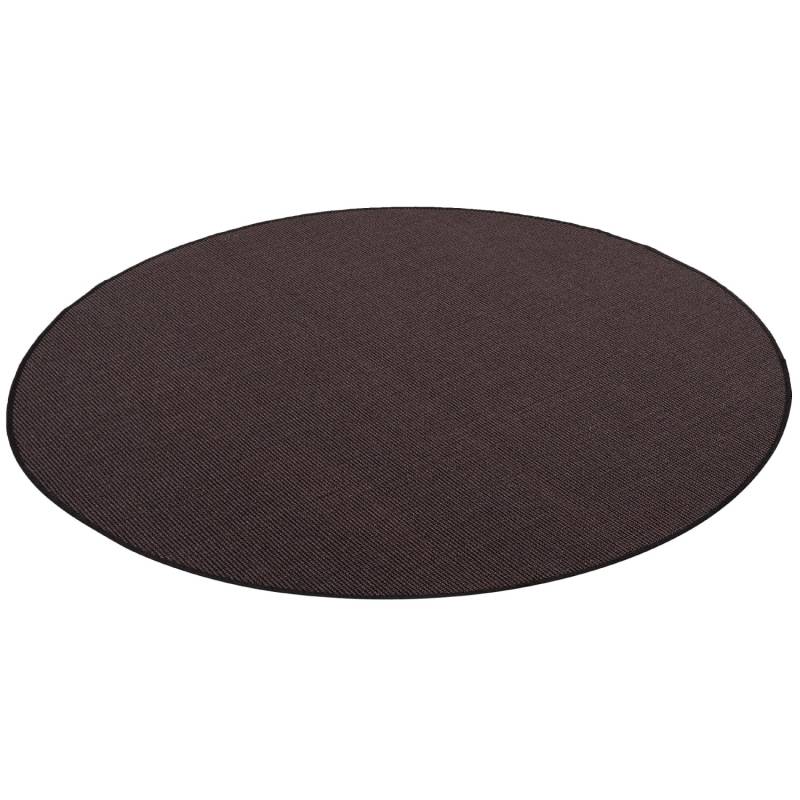 Snapstyle Sisal Natur Teppich Rund Schwarz 133x133cm von Snapstyle