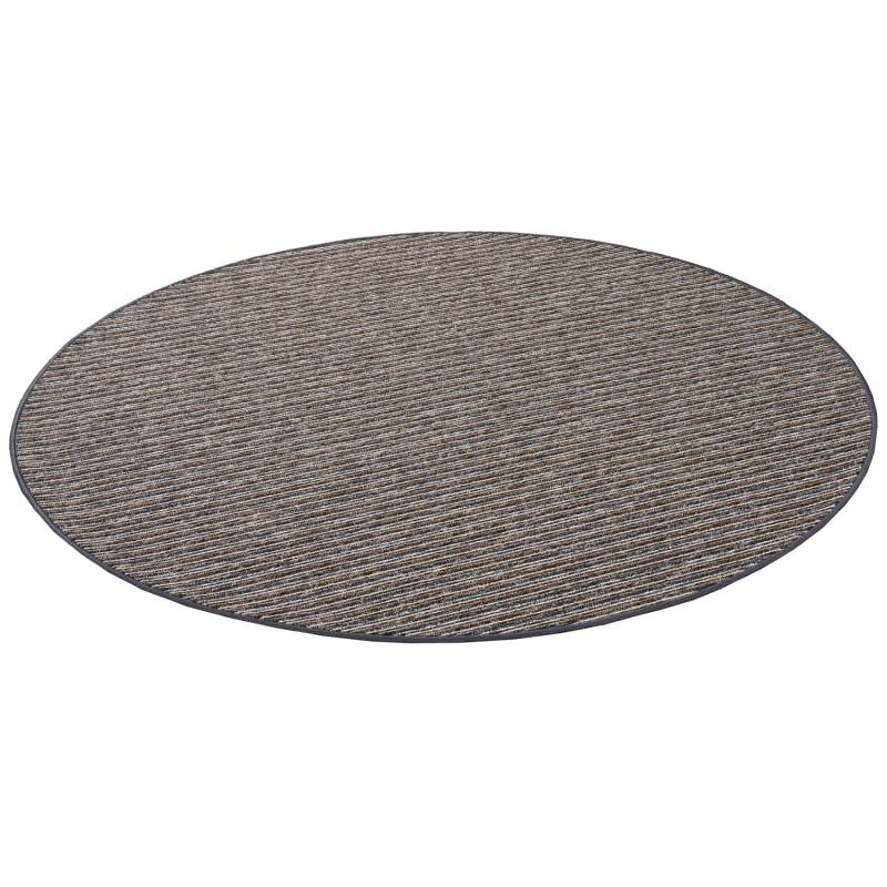 Snapstyle Streifenberber Teppich Marta Anthrazit 160cm Rund Snapstyle Streifenberber Teppich Marta Anthrazit 160cm Rund von Snapstyle