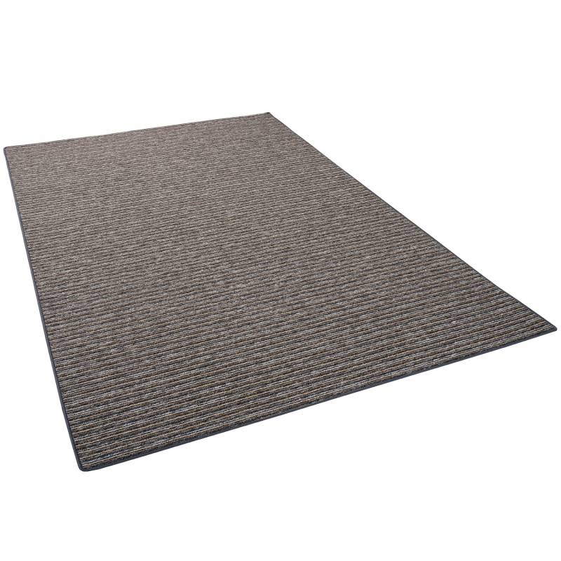 Snapstyle Streifenberber Teppich Marta Anthrazit 80x240cm von Snapstyle
