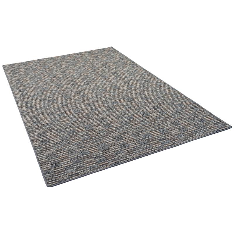 Snapstyle Streifenberber Teppich Modern Stripes Anthrazit 80x160cm von Snapstyle