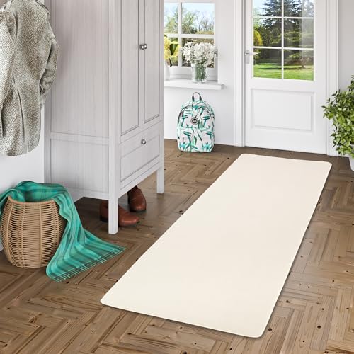 Snapstyle Trend Velours Läufer Teppich Joy Creme in 9 Größen von Snapstyle
