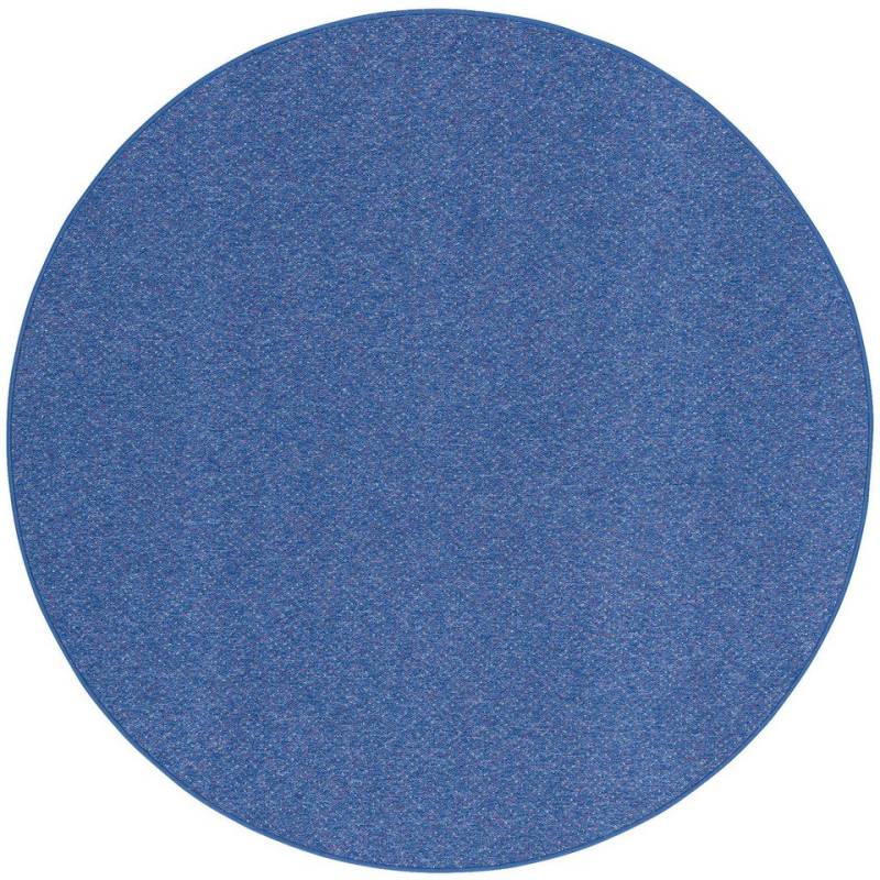 Snapstyle Veloursteppich Schlingen Teppich Alma Meliert Rund, Rund, Höhe: 8 mm von Snapstyle