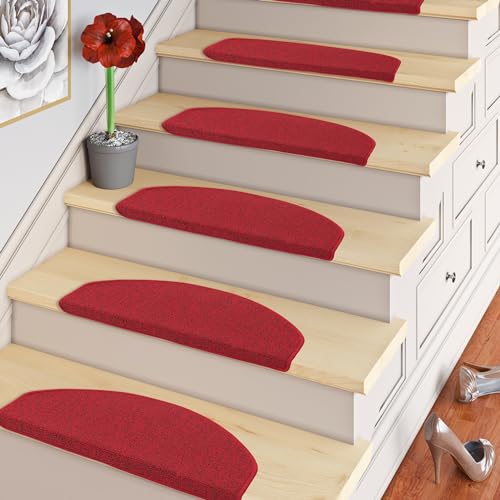 Trend Schlingenware Stufenmatten - rutschfest und Selbstklebend - Einzeln oder 15er-Pack in Großer Farbauswahl - Pflegeleichte Treppenmatten in Flur und Diele Trend Schlingenware Stufenmatten - rutschfest und Selbstklebend - Einzeln oder 15er-Pack in Großer Farbauswahl - Pflegeleichte Treppenmatten in Flur und Diele von Snapstyle