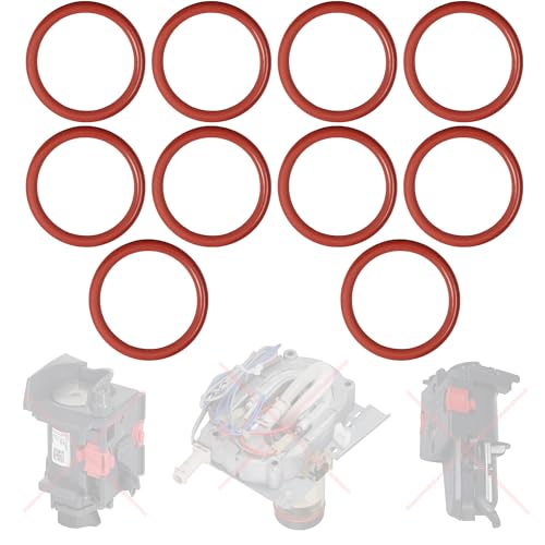 Dichtung O-Ring kompatibel mit Delonghi EABI EAM ECA ECAM ESAM EPAM ETAM AEG Philips für die Brüheinheit Anpresskolben Kolben und Thermoblock Heizung von Snapworld-Kaffee (10x) von Snapworld-Kaffee