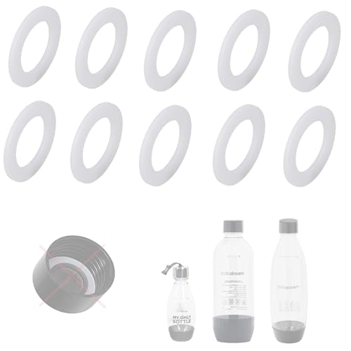 Snapworld-Kaffee Premium Dichtung O-Ring für Sodastream PET Flaschen, Dichtungsringe als Ersatz für den Deckel der Kunstssoffflasche für Wassersprudler als Ersatzteil, Deckeldichtung (10x) von Snapworld-Kaffee