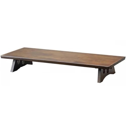 Snaweo Meditationstisch, Kleiner Altartisch, Meditationstischtablett Aus Bambus, Niedrige Buddhistische Couchtische, for Gebete, Wahrsagerei, Persönlicher Spiritueller Raum(Brown,70cm/27.55in) von Snaweo