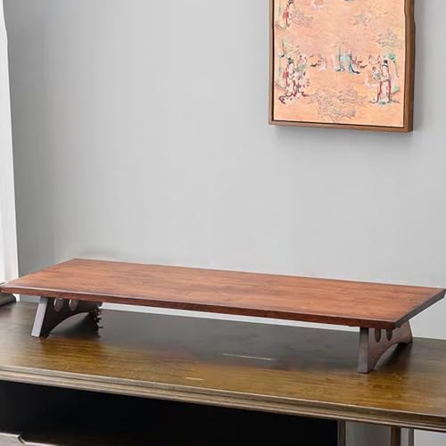 Snaweo Meditationstisch, Kleiner Altartisch, Meditationstischtablett Aus Bambus, Niedrige Buddhistische Couchtische, for Gebete, Wahrsagerei, Persönlicher Spiritueller Raum(Rosso,70cm/27.55in) von Snaweo