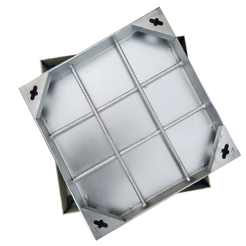 Snaweo Schachtabdeckung, Versenkbarer Klärgrubendeckel Mit Sockel, Schachtabdeckung Und Rahmen Aus Edelstahl 304, Unsichtbarer Schachtdeckel, Robuster Inspektionsdeckel Aus Metall Für Die Einfahrt(40x Snaweo Schachtabdeckung, Versenkbarer Klärgrubendeckel Mit Sockel, Schachtabdeckung Und Rahmen Aus Edelstahl 304, Unsichtbarer Schachtdeckel, Robuster Inspektionsdeckel Aus Metall Für Die Einfahrt(40x von Snaweo