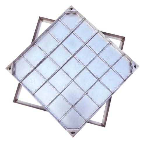 Snaweo Schachtabdeckung Und Rahmen, Quadratischer Klärgrubendeckel, Unsichtbarer Schachtdeckel, Individuell Anpassbar, Universelle Inspektionsabdeckung, Robust, Für Garten, Gehwege, Docks(80x80cm/31.5 Snaweo Schachtabdeckung Und Rahmen, Quadratischer Klärgrubendeckel, Unsichtbarer Schachtdeckel, Individuell Anpassbar, Universelle Inspektionsabdeckung, Robust, Für Garten, Gehwege, Docks(80x80cm/31.5 von Snaweo
