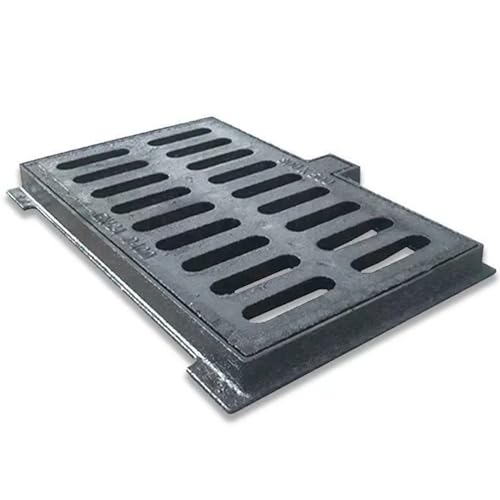 Snaweo Schachtabdeckung Und Rahmen, Unsichtbarer Schachtdeckel, Regenablaufabdeckung, Metallgitter Zur Entwässerung, Rückseitig Verstärkte Struktur, Starke Tragfähigkeit(30x50cm/12x20in) von Snaweo