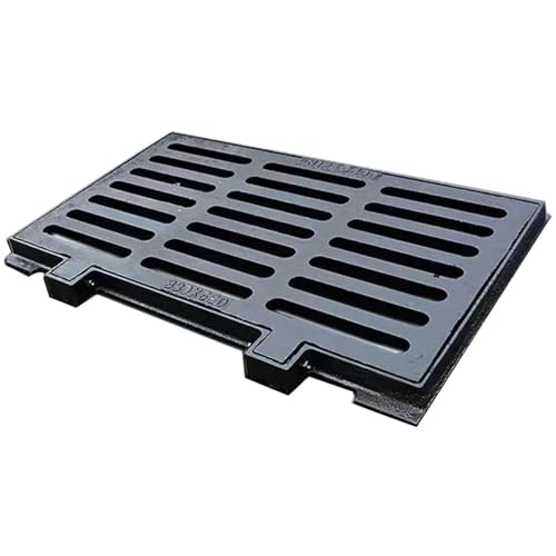 Snaweo Schachtabdeckung Und Rahmen, Unsichtbarer Schachtdeckel, Regenablaufabdeckung, Metallgitter Zur Entwässerung, Rückseitig Verstärkte Struktur, Starke Tragfähigkeit(38x68cm/15x27in) von Snaweo