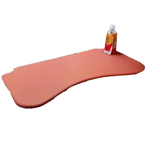 Snaweo Wandklapptisch, Mehrzweck-Tablett, Lenkrad-Tischplatte, Laptop-Notebook-Schreibtischhalterung, Zubehör, ESS- Und Trinktabletthalter, for Fahrerzubehör(Orange) von Snaweo