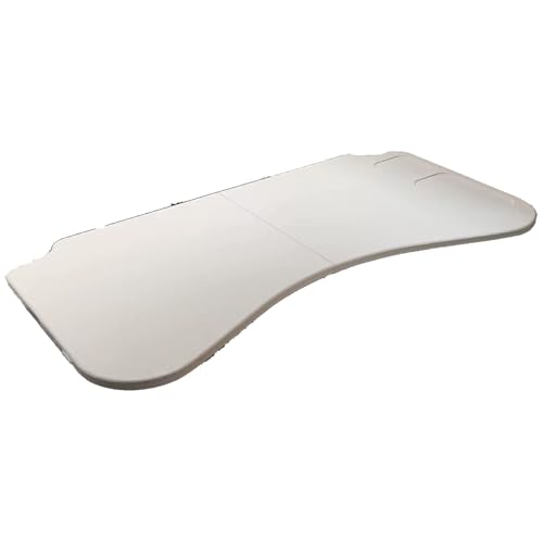Snaweo Wandklapptisch, Mehrzweck-Tablett, Lenkrad-Tischplatte, Laptop-Notebook-Schreibtischhalterung, Zubehör, ESS- Und Trinktabletthalter, for Fahrerzubehör(Wit) von Snaweo