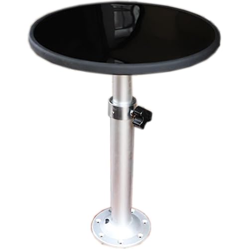 Snaweo Wandtisch Klappbar, Bootstisch, Höhenverstellung Tischbein Wohnmobil, Mit Aluminiumlegierungssatz Abnehmbare Tische, Halterung Klappcamper for Yachten Wohnmobils(Beige) von Snaweo