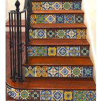 15Steps Treppen Riser Vinyl Streifen Abnehmbarer Aufkleber Peel & Stick Spanisch Mexikanisch Tr002-B 15Steps Treppen Riser Vinyl Streifen Abnehmbarer Aufkleber Peel & Stick Spanisch Mexikanisch Tr002-B von SnazzyDecal