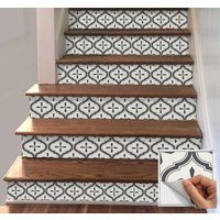 Stair Riser Vinyl Strips 15 Stufen Abnehmbarer Aufkleber Peel & Stick A66 von SnazzyDecal