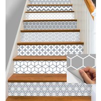 Step Riser Vinyl Strips Abnehmbarer Aufkleber Peel & Stick 15 Streifen S005 Grau Step Riser Vinyl Strips Abnehmbarer Aufkleber Peel & Stick 15 Streifen S005 Grau von SnazzyDecal