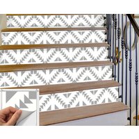 Treppen Riser Vinyl Streifen 15 Stufen Abnehmbarer Aufkleber Peel & Stick W010Gh von SnazzyDecal
