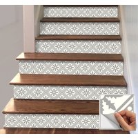 Treppenstufen Vinyl Strips 15 Stufen Abnehmbarer Aufkleber Peel & Stick A69G von SnazzyDecal