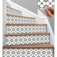 Treppenstufen Vinyl Strips 15 Stufen Abnehmbarer Aufkleber Peel & Stick A89 von SnazzyDecal