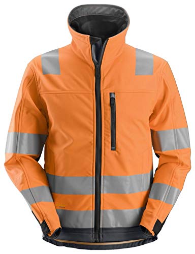 AllroundWork, High-Vis Softshell Arbeitsjacke, Klasse 3 von Snickers Workwear