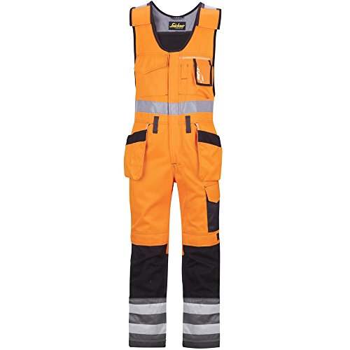 Snickers Warnkombihose mit Holstertasche Klasse 2, 1 Stück, 120, orange/schwarz, 2135574120 von Snickers Workwear