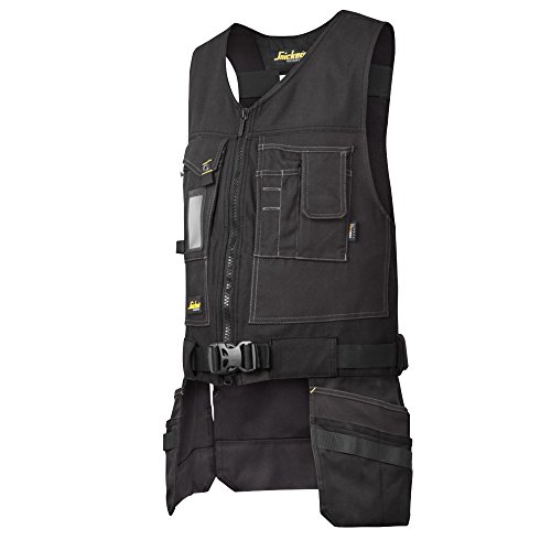 Snickers Werkzeugweste Canvas+ HP schwarz, Gr. XXL von Snickers Workwear