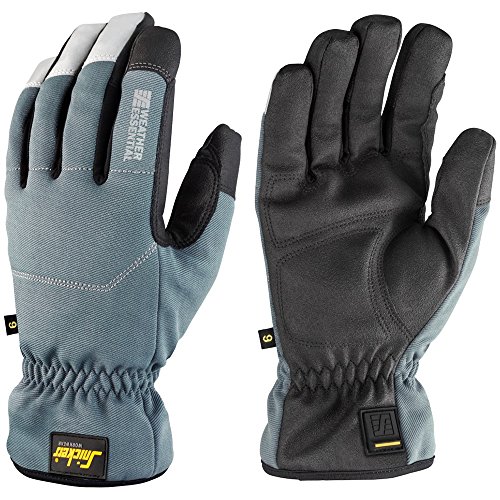 Snickers Wetter Handschuhe "Essential", 1 Stück, Größe 9, schwarz/grau, 95780448009 von Snickers Workwear